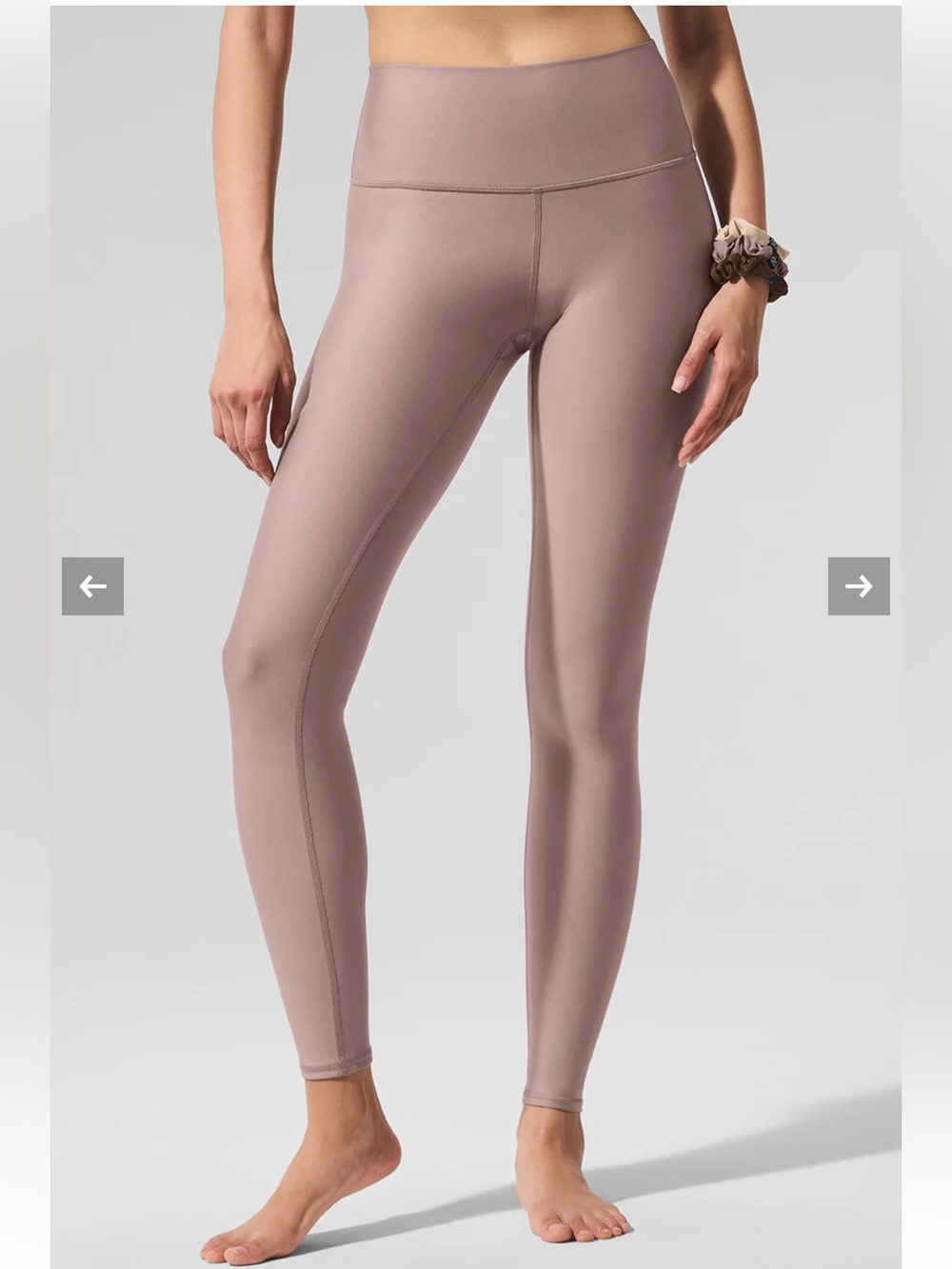 Alo Yoga Airlift Legging in Taupe size L Full Length High Rise 28” Pants